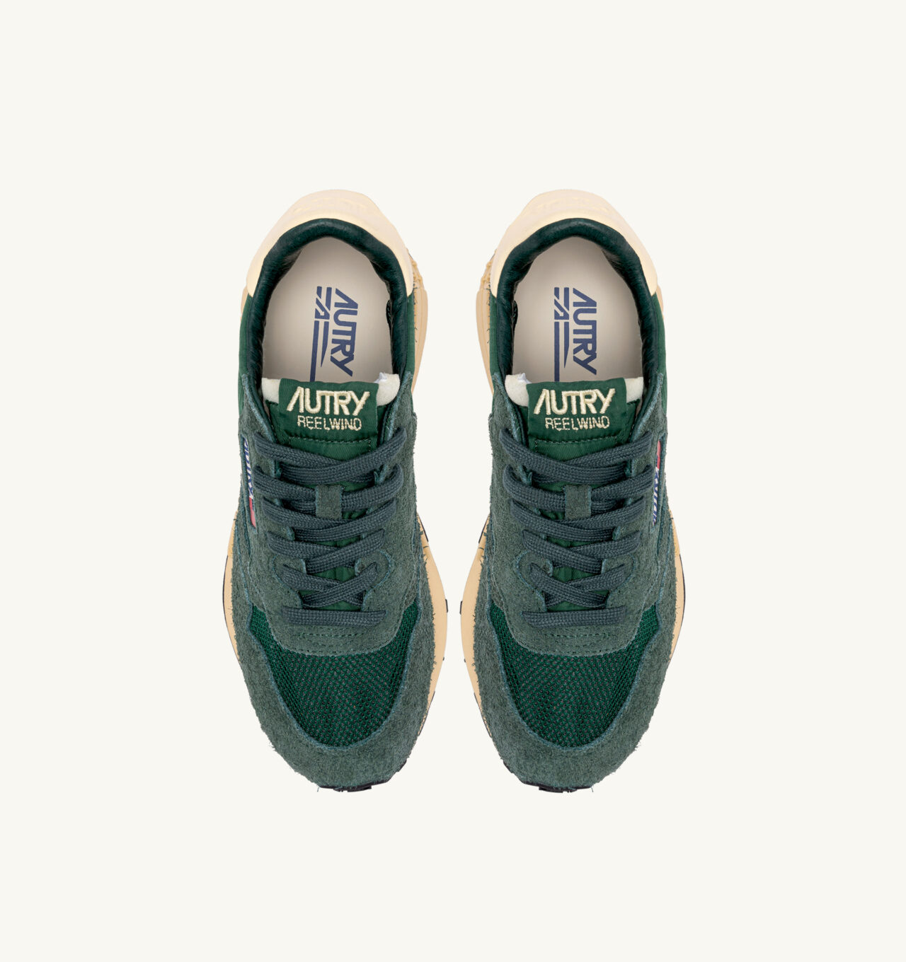 AUTRY - REELWIND LOW SNEAKERS IN NYLON AND SUEDE