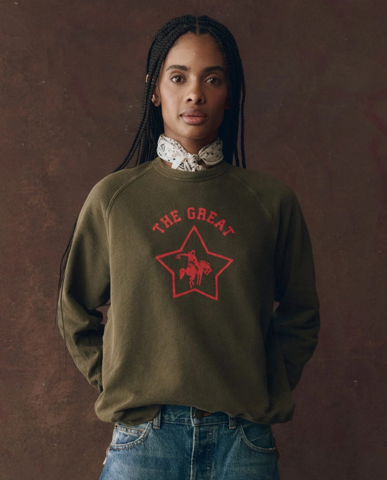THE RREAT - THE COLLEGE SWEATSHIRT